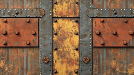 Industrial rusty background
