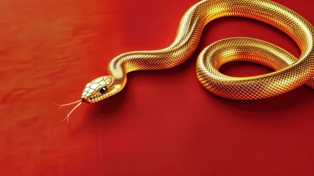 Exploring the beauty of a golden snake in vibrant surroundings