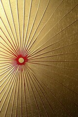 Elegant Minimalist Gold and Red Border Design Representing Chinese New Year Festivities with Traditional Egg Motif and Festive Aesthetic Elements