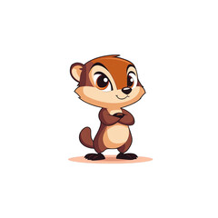 Obraz premium Charming cartoon character animation studio digital illustration playful close-up whimsical design