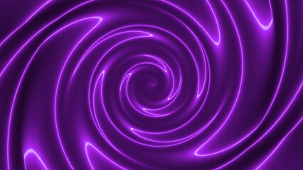 Abstract purple color neon twirl background