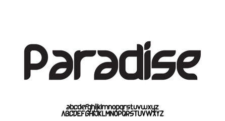 Paradise Elegant alphabet letters font logo. Typography luxury classic lettering serif italic fonts decorative wedding vintage retro brand logos. vector illustration
