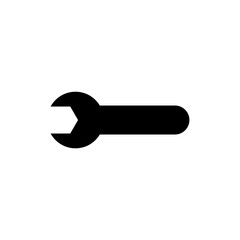 Wrench icon, repair symbol. Vector illustration.