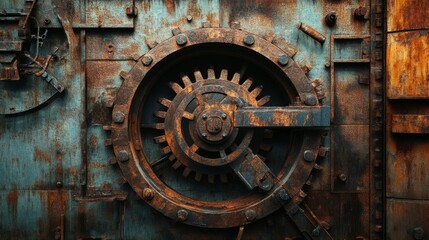Industrial rusty background