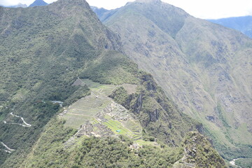Trekking in Peru: Machu Picchu from the summit of Huayna Picchu