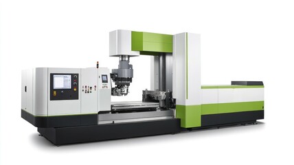 Fototapeta premium Advanced Machining Center Modern Industrial Equipment