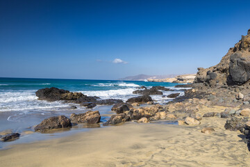 Coast in Jandia Nature Reservet, Fuerteventura