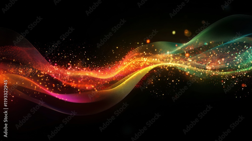 Fototapete digital computing and data processing concept with an abstract design