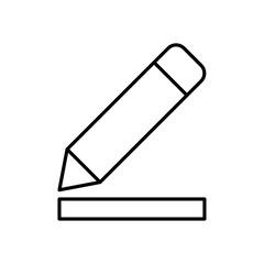 Edit text icon Flat illustration sign
