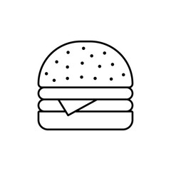 Hamburger icon Flat illustration sign