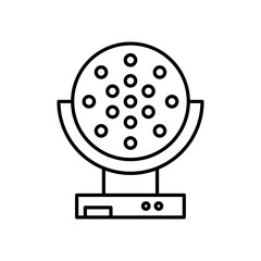 laser lamp icon Flat illustration sign