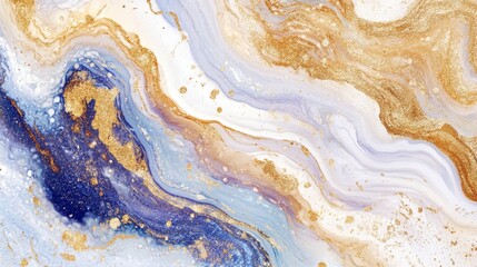 Fototapeta premium Rich jewel tone abstract patterns with metallic accents create a bold and luxurious backdrop