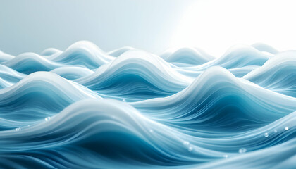 Fototapeta premium Serene Ocean Waves Abstract Background Image