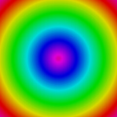 abstract background featuring colorful circles with gradient rainbow shading and a hypnotic effect