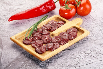 Wild Bear meat homemade sausages