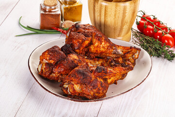 Indian tandoori turkey shoulder wing