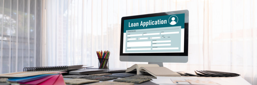 Online loan application form for brisk digital information collection on the internet network
