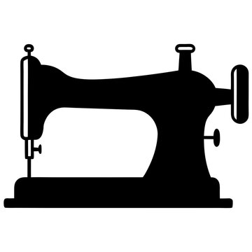recommend clip art:  Sewing machine silhouette illustration