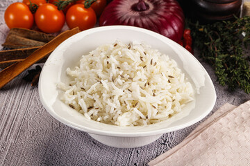 Indian cuisine jeera basmati rice