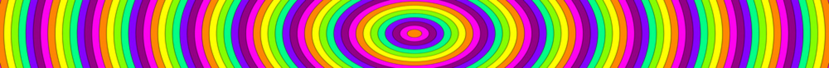 narrow band with many concentric circles perfect as a hypnotic background