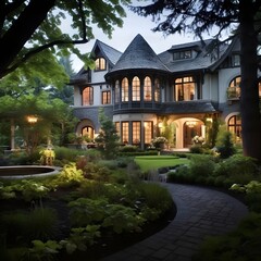 Fototapeta premium Luxury Home Exterior