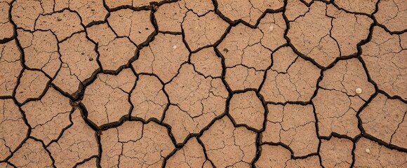 Cracked earth arid land drought conditions Texture of dry soil