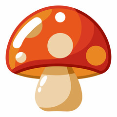 mushroom isolated on white