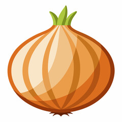 onion isolated on white