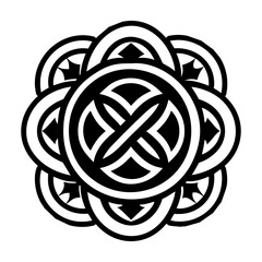 A filled style icon of boundless life