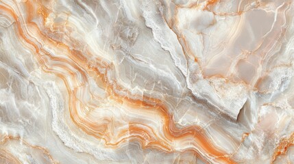 abstract patterns of gold, orange, yellow, white tones resembling luxurious marble texture. It features flowing lines and vibrant colors, creating a sense of elegance.