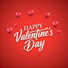 Happy Valentine's Day photo text illustration for girlfriend and boyfriend
