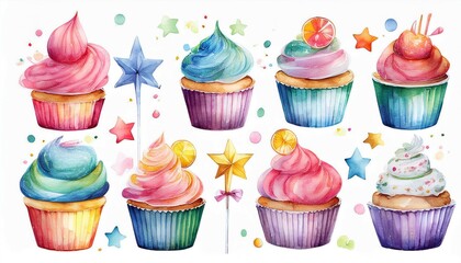 set of cupcake