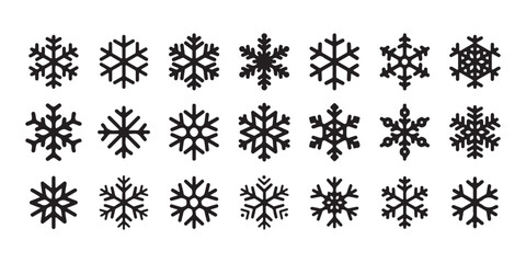 Seamless pattern. Christmas snowfall, backdrop winter snowflake. Christmas card with snowflake border vector illustration EPS 10