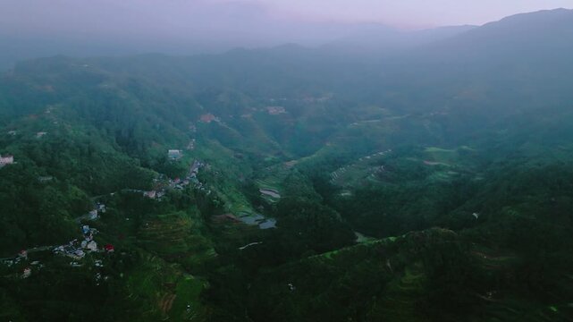 Aerial view of Banaue Rice Terraces, Ifugao, Philippines.
these ancient rice fields cascading down the mountainside, a testament to the ingenuity and perseverance of the Ifugao people