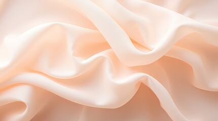 Obraz premium Soft pastel fabric ripples, flowing gently creating a calming and soothing texture of silky waves
