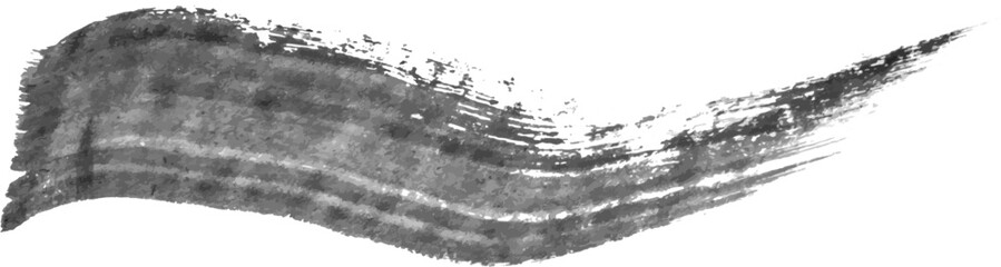 Vector Watercolor painted brush stroke. Hand drawn design element isolated on white background