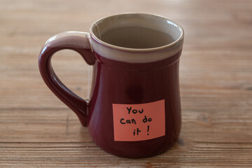 Notes post-it concept d'attitude positive 