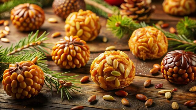 Delicious Panellets: Autumnal Sweet Treats, Close-up Photography