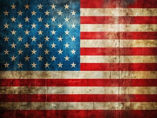 Distressed American Flag Vertical - Patriotism Background Image