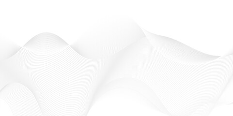 Vector abstract white light blend paper wave flow digital gradient transparent tech wave curve creative technology flowing smooth diagonal background. Modern creative wave lines glowing moving sound.