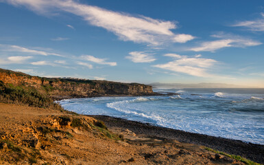 Coxos beach in Ericeira, Portugal.
