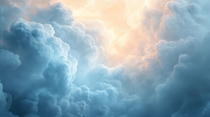 Heavenly Cloudscape A Serene Celestial View