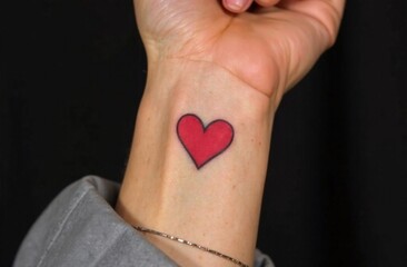 Heart Tattoo on Arm