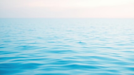 Fototapeta premium Serene Aqua A Calming Ocean Surface Texture Ideal for Backgrounds and Designs