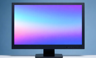 3d rendering of desk computer