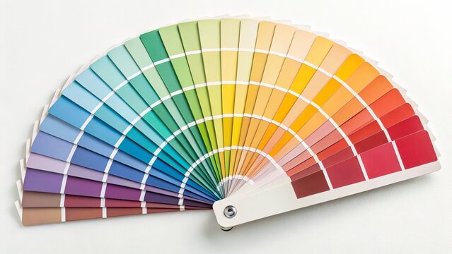 Circular Color Palette Fan Deck Rainbow Hues, Design Inspiration, Paint Swatches, color chart Color chart, paint samples