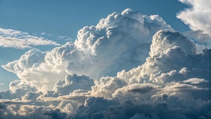 Cumulus Cloud Formation Dramatic Sky Image, Nature Photography, Cloudscape Cloud photography, Cumulus clouds