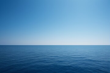 arafed view of a body of water with a clear sky