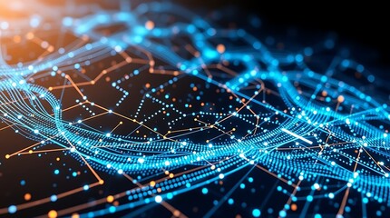 Circuit abstract background