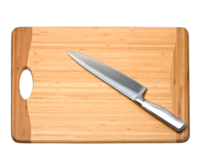  Knife on Cutting Board